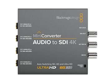 Audio to SDI 4K